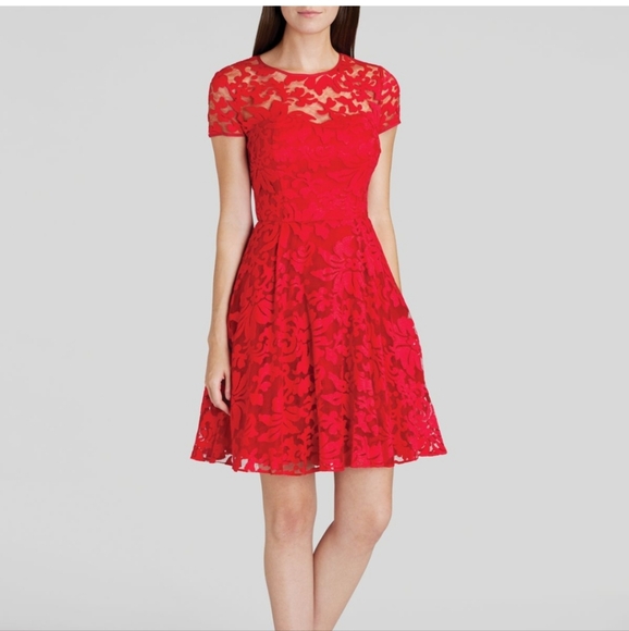 Ted Baker Dresses & Skirts - Ted Braker Elegant Red Lace Dress, size 2